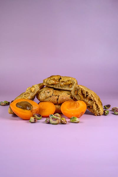 Abricot pistache bemycookie cookie sucre oeildalex