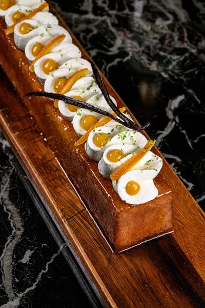 Baba dessert vanille passion palaisgallien diplomate bordeaux oeildalex