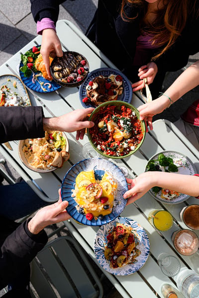 Brunch partage amis gourmand sauvagescafe oeildalex