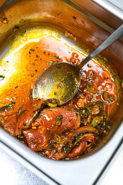 Canard cacahuete tacos marinade oeildalex