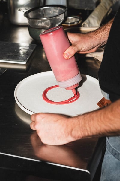 Dressage patisserie framboise restaurant acc bar oeildalex