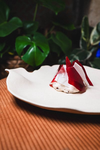 Pannacotta framboise croquant acc bordeaux soiree oeildalex