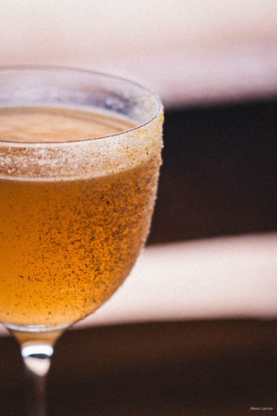 Sable cocktail citron alcool barman bordeaux oeildalex