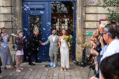 Mariage cauderan sortie ceremonie oeildalex